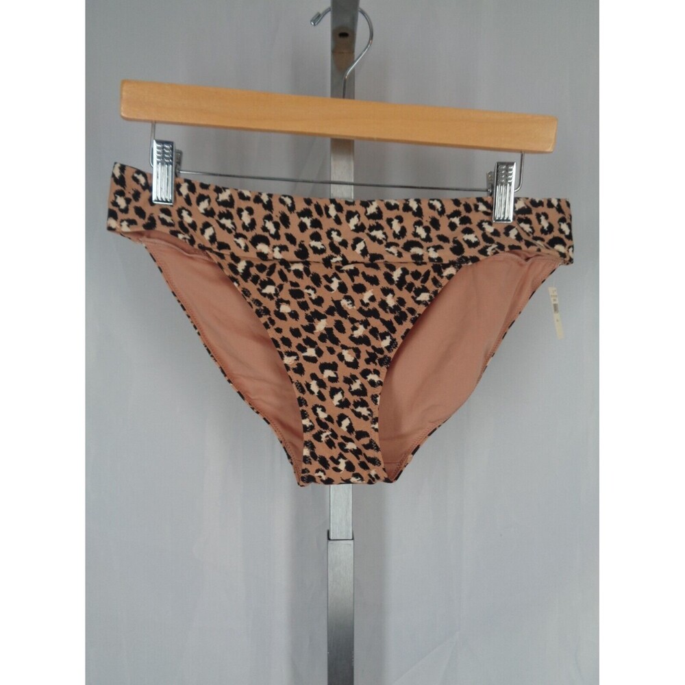 Aerie Cheetah Leopard Animal Print Bikini Bottom Size Large New